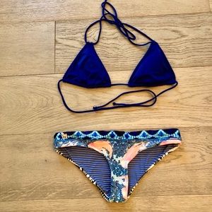 Maaji bikini bottom and Victoria’s Secret top